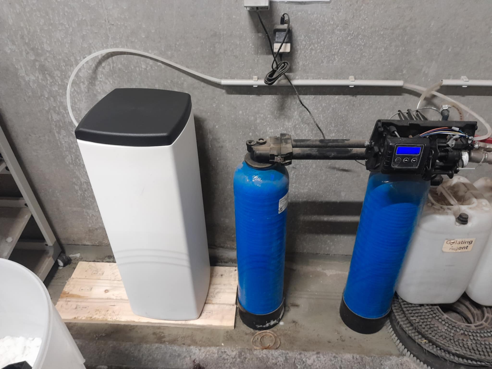 Geplaatste waterontharder